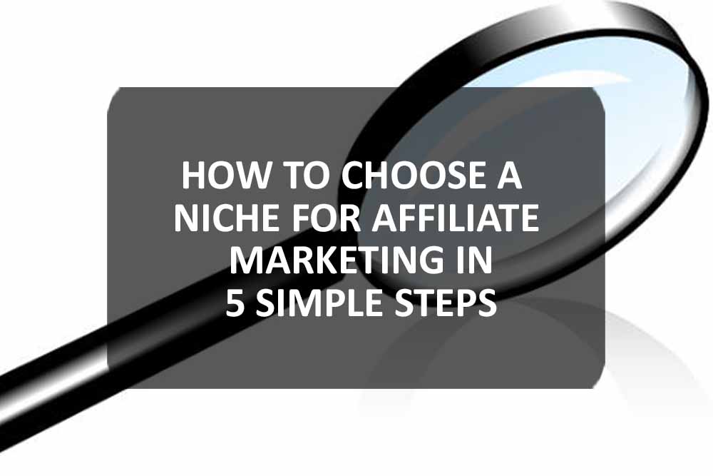 Choose An Affiliate Marketing Niche Affiliate Marketer Training